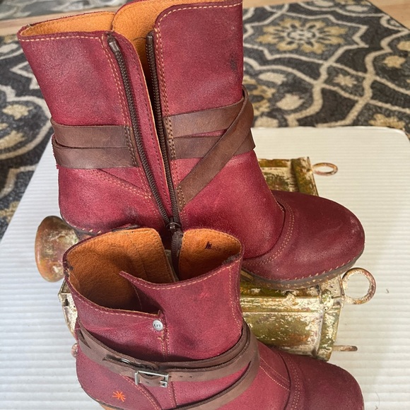 Art Mid calf boot size  red 37 - Picture 3 of 6
